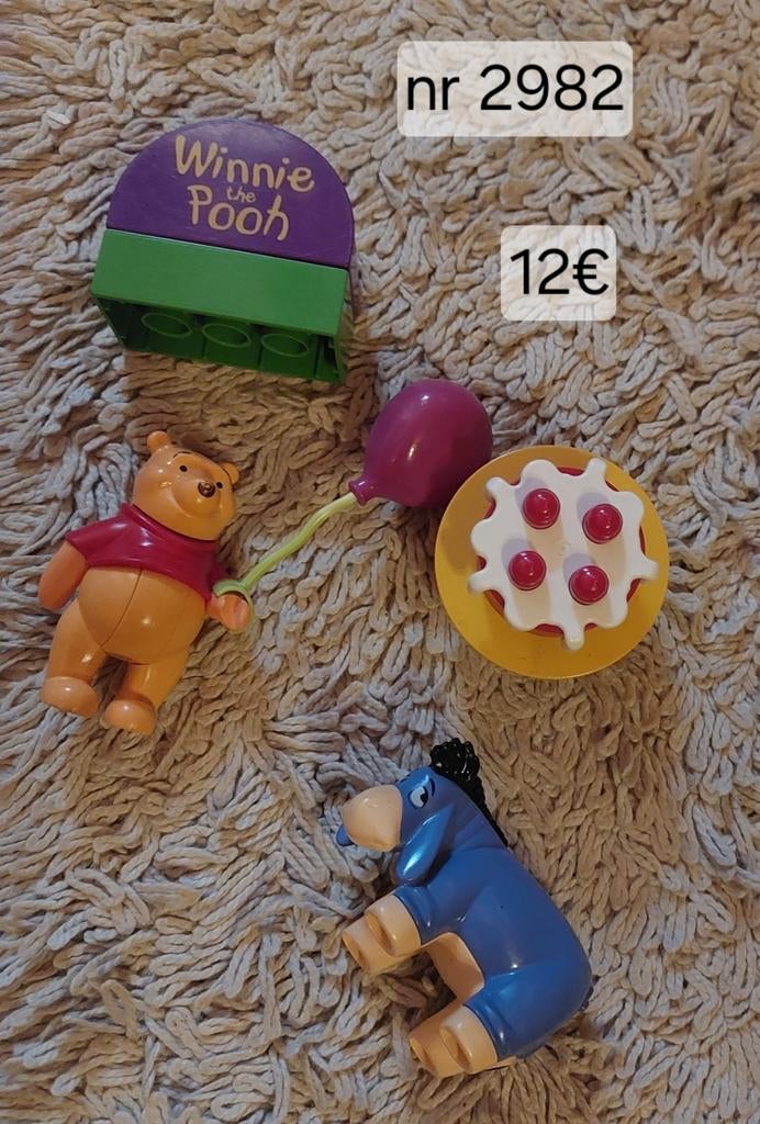Lego duplo Winnie's verjaardagsfeest set nr 2982, Enlèvement ou Envoi, Comme neuf, Duplo
