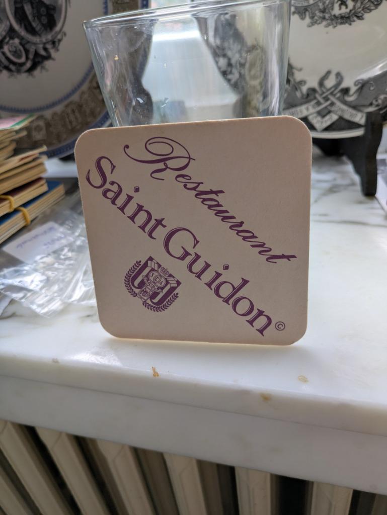 Restaurant Saint guidon, Enlèvement ou Envoi, Comme neuf, Sous-bock