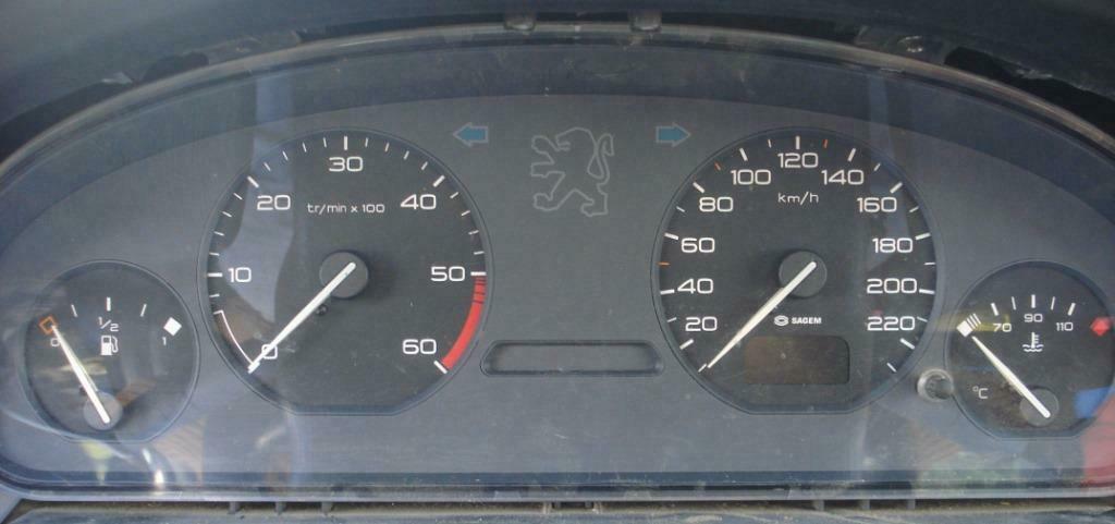 Compteur Peugeot 406 réparation LCD tableau de bord., Enlèvement, Utilisé, Peugeot