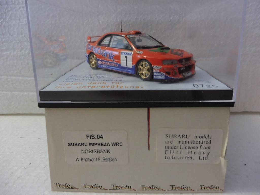 1:43 Trofeu Subaru Impreza WRC DRM 1998 Armin Kremer, Ophalen of Verzenden, Zo goed als nieuw, Auto