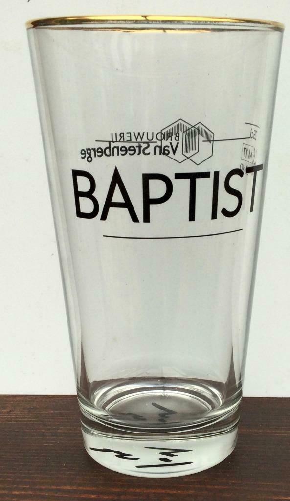bier brouwerij glas Baptist Van Steenberge Ertvelde, Ophalen of Verzenden, Zo goed als nieuw