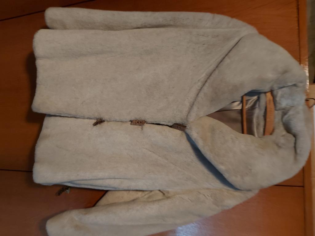 Prachtig vintage bontjas echt wit vossenbont imitatie, Overige kleuren, Nieuw, Ophalen, ANDERE