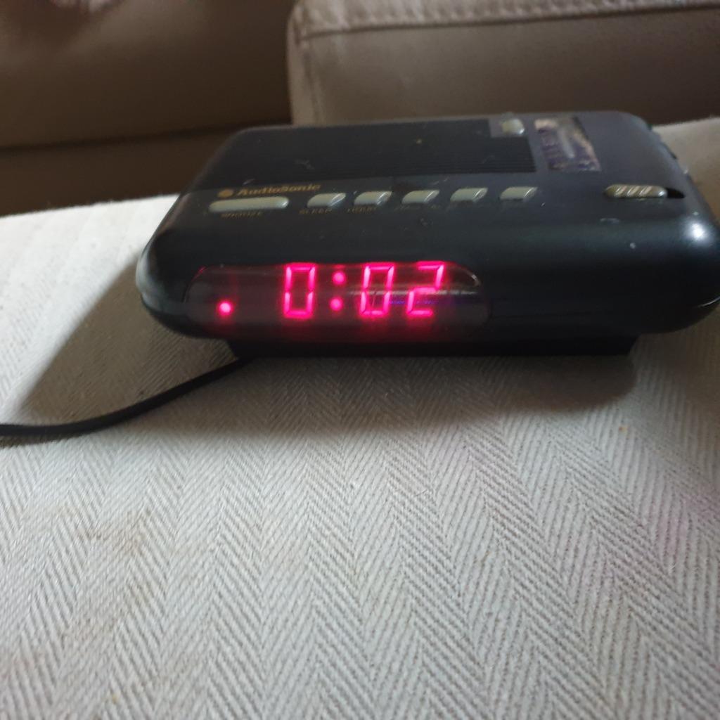 radio réveil audiosonic, Electroménager, Enlèvement, Utilisé