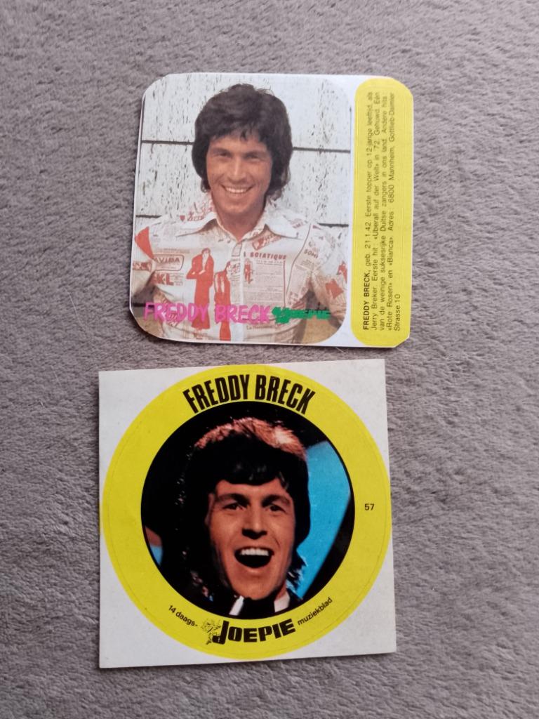 Stickers joepie Freddy breck, Verzamelen, Verzenden