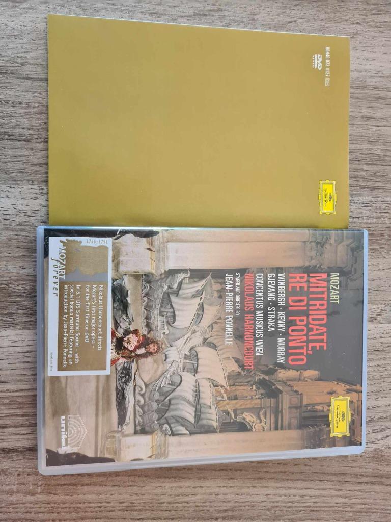 DVD Opera Deutsch Gramofon Mitridate/Mozart., Enlèvement ou Envoi, Tous les âges, Coffret, Comme neuf