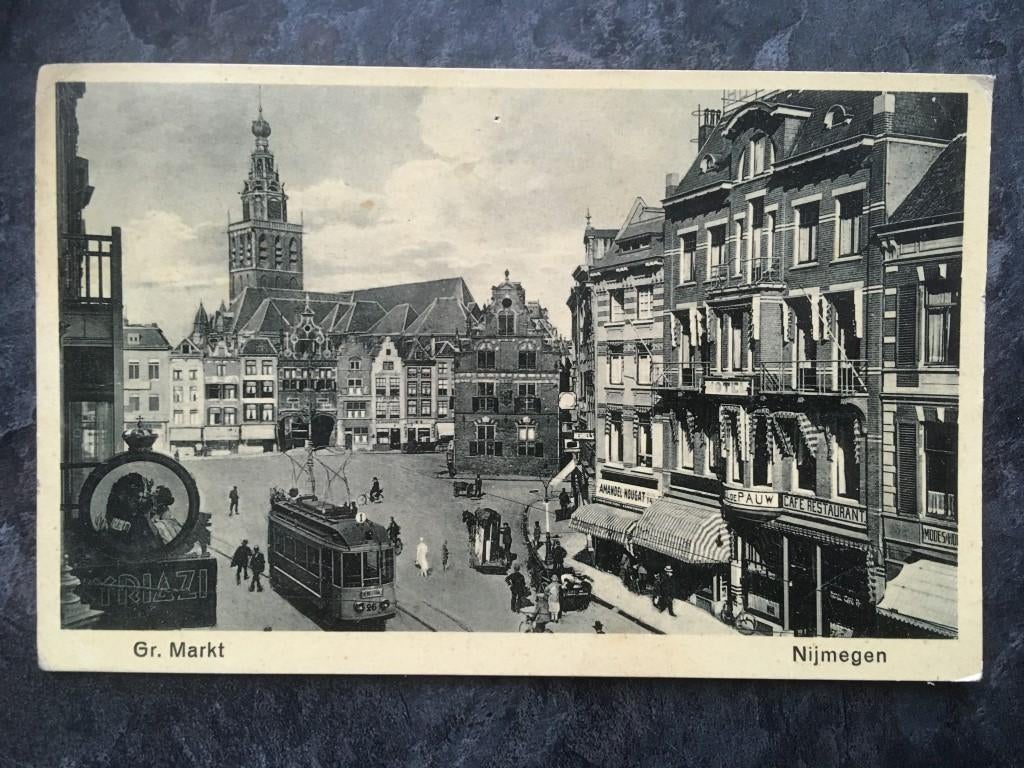 carte postale Nimègue - grand marché, Collections, Cartes postales | Pays-Bas, Enlèvement ou Envoi