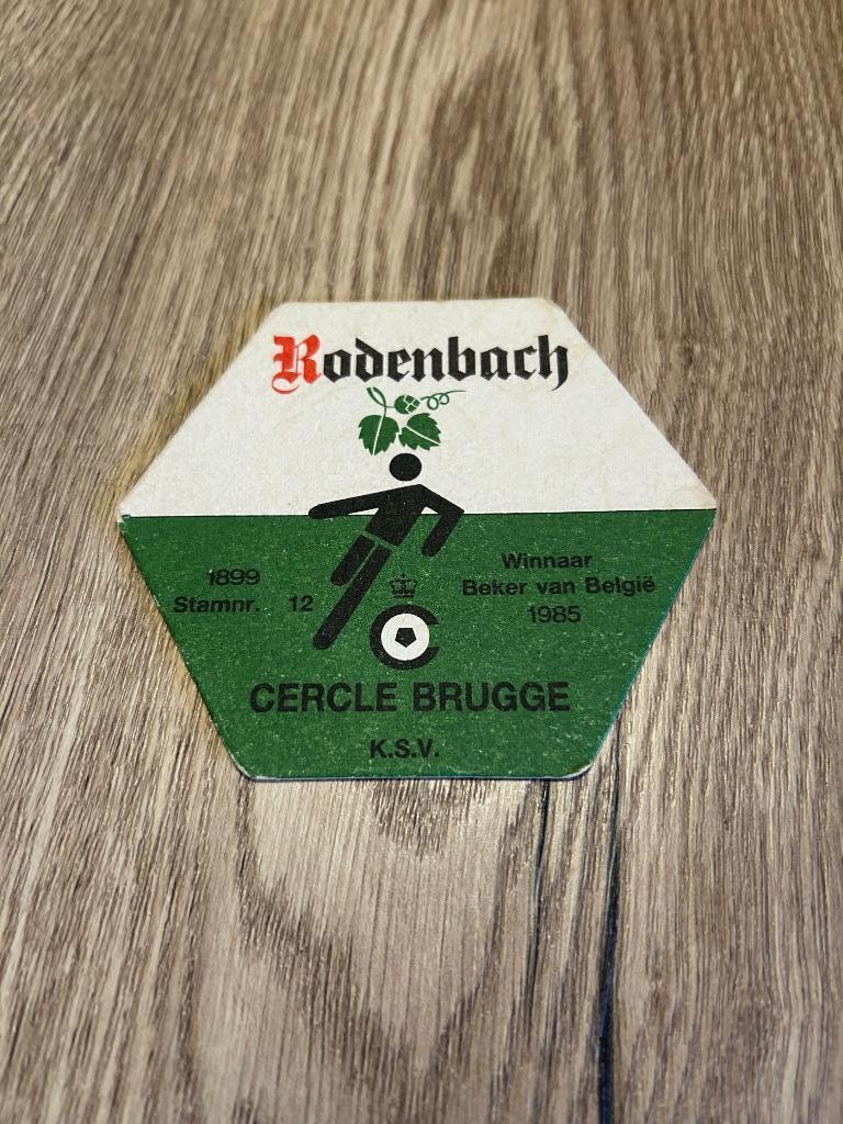 Bierviltje Rodenbach - Cercle Brugge, Verzamelen, Ophalen of Verzenden, Gebruikt, Viltje(s), Overige merken