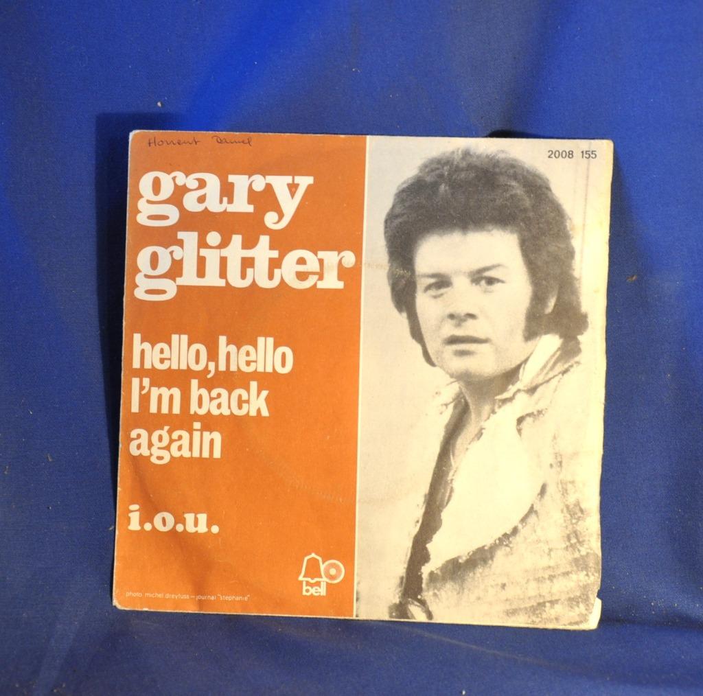 vinyl 45 tours vintage gary glitter (x2096), Cd's en Dvd's, Ophalen of Verzenden, Gebruikt