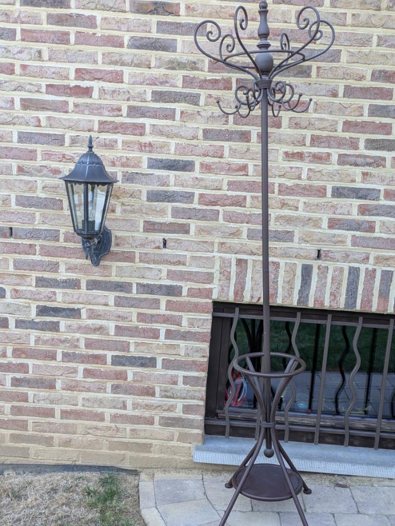 Porte manteau vintage en métal, Maison & Meubles, Accessoires pour la Maison | Portemanteaux, Comme neuf, Métal, Portemanteau sur pied
