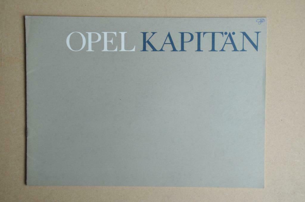Opel Kapitän A - Brochure Nederlandstalig - zeldzaam, Envoi, Comme neuf, Opel
