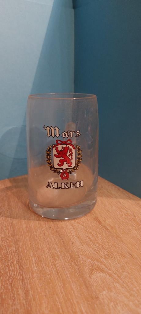 Glazen Mars Alken potje , Cristal  Alken, Ophalen of Verzenden