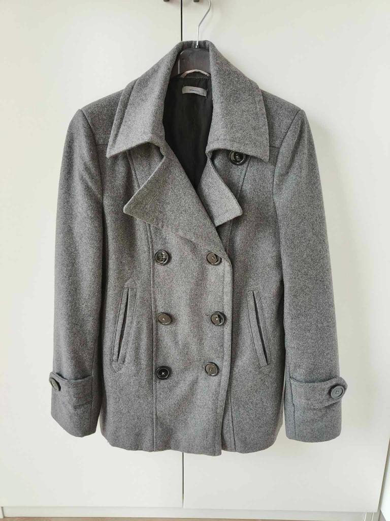 grijze jas/mantel, Kleding | Dames, Maat 38/40 (M), Ophalen of Verzenden, Montego, Grijs