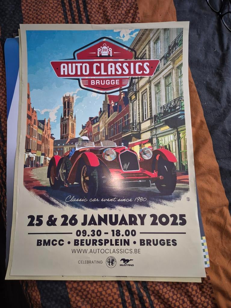 Poster affiche auto classics, Verzamelen, Posters, Verzenden