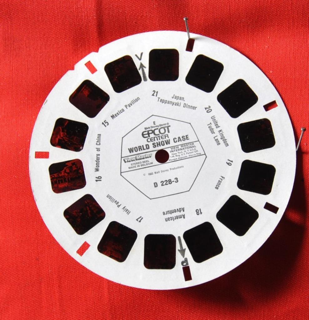 1 disques view- master disney world show case  (7), Verzamelen, Ophalen of Verzenden, Overige figuren, Gebruikt, Overige typen