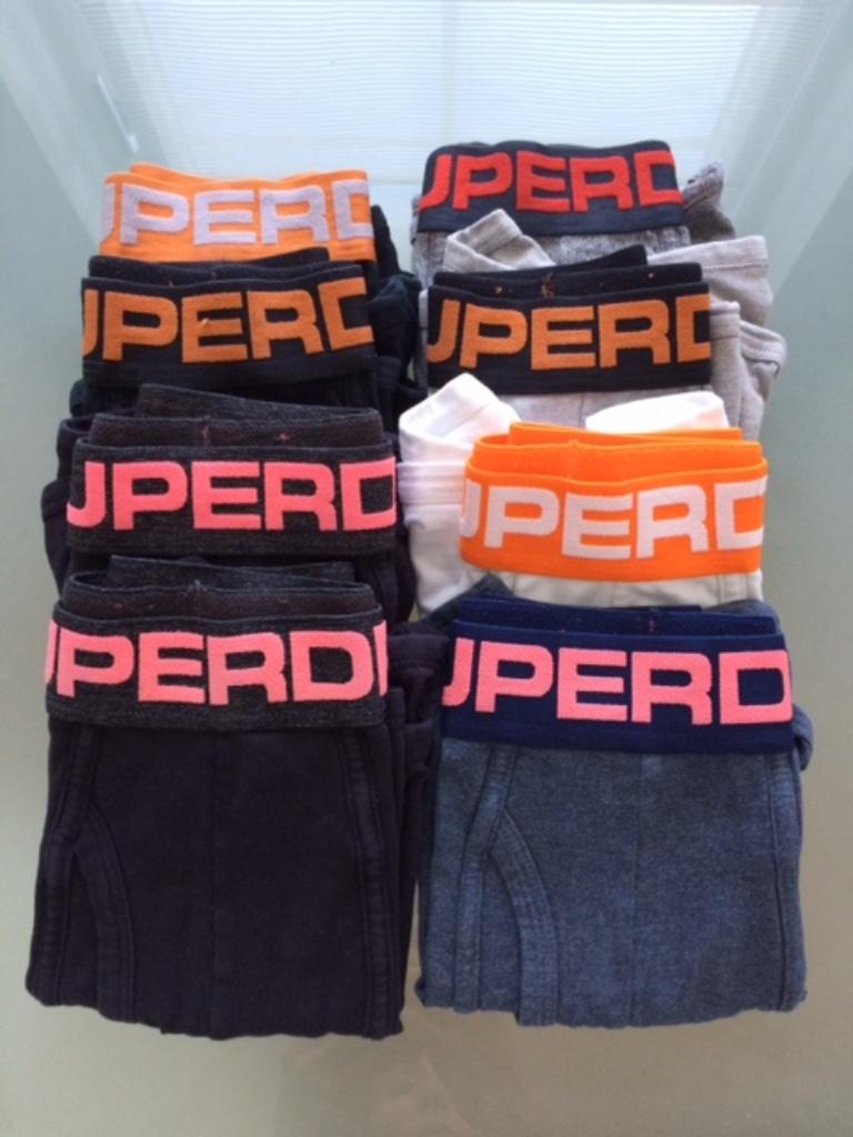 Lot de 8 caleçons boxer Superdry Taille S, Enlèvement ou Envoi, Superdry, Boxer