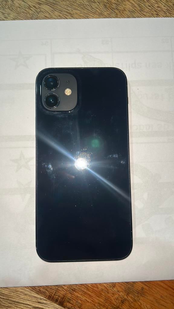 Iphone12, Gebruikt, 75 %, Zwart, Ophalen of Verzenden