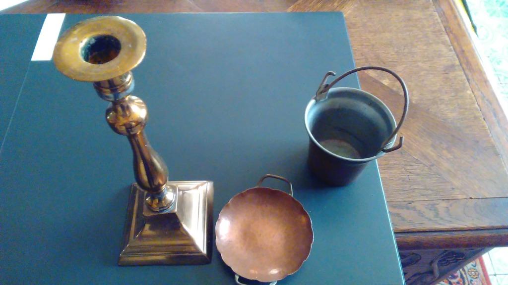 Lot d'objets en cuivre, Enlèvement, Cuivre