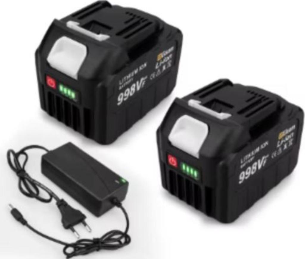 Gisam 2 stuks batterijen 998Vf inclusief oplader, Ophalen of Verzenden, Nieuw