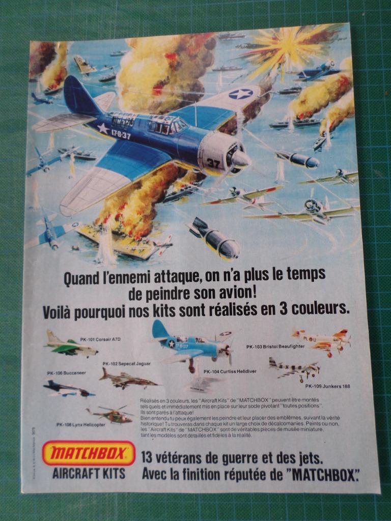 Matchbox - publicité papier - 1975, Enlèvement ou Envoi, Utilisé, Autres types