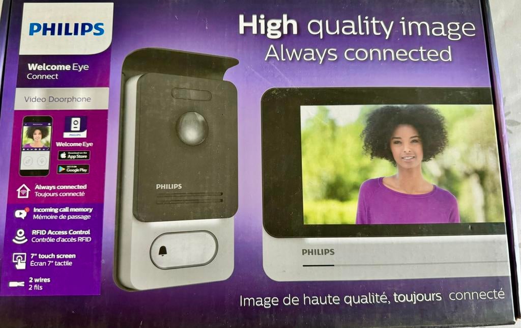 Vidéophone Philips WelcomeEye Connect, Enlèvement ou Envoi, Neuf