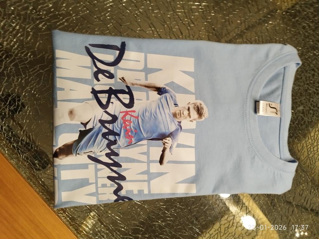 Tshirt - mt s - voetbal print Kevin De Bruyne, Enlèvement