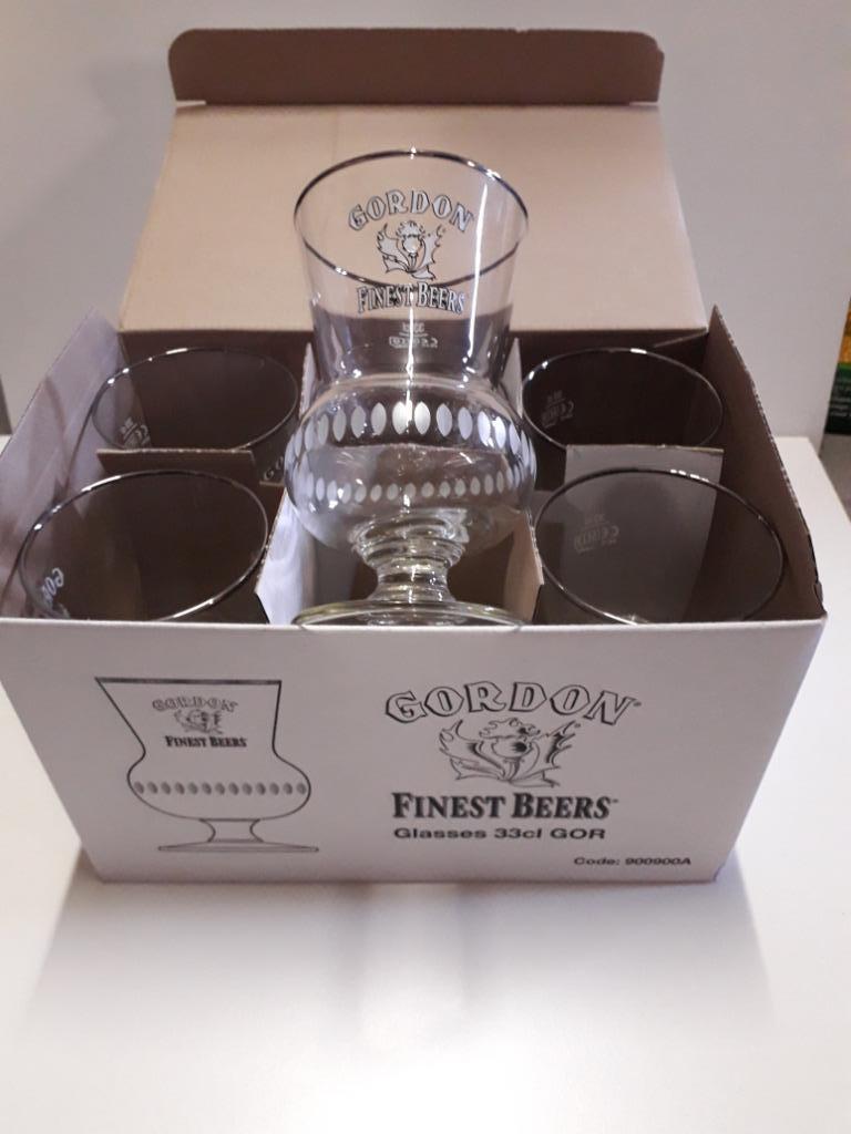 Gordon bierglazen, Ophalen of Verzenden, Nieuw, Glas of Glazen