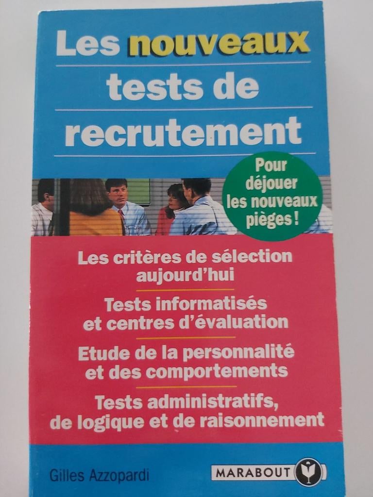 Les nouveaux tests de recrutement, Enlèvement ou Envoi, Comme neuf, Gilles Azzopardi
