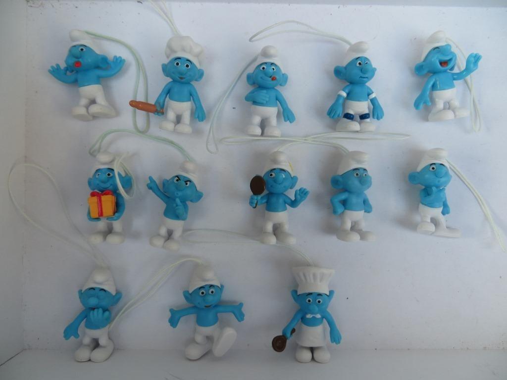 smurfen met lus verzameling Delhaize  Peyo, Verzamelen, Ophalen of Verzenden, Zo goed als nieuw, Verschillende Smurfen, Poppetje, Figuurtje of Knuffel