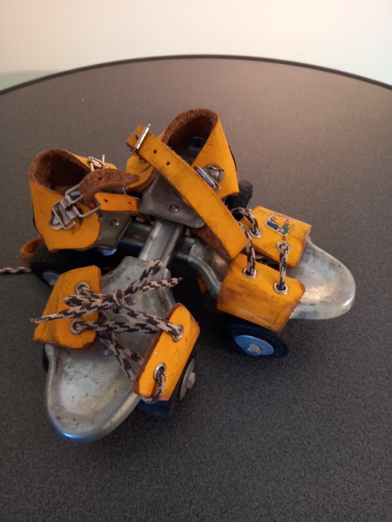 Vintage rolschaatsen, Ophalen, Verstelbaar, Gebruikt