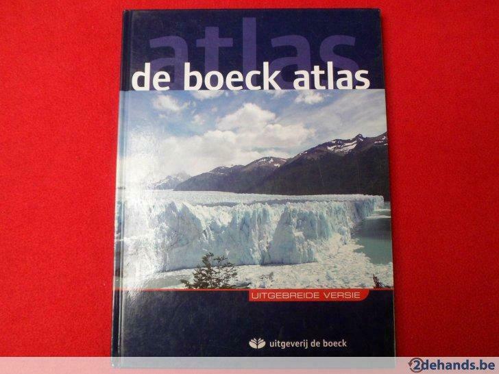 Atlas: De Boeck atlas (uitgebreide versie), Ophalen of Verzenden, Gelezen, De Boeck (uitg.)
