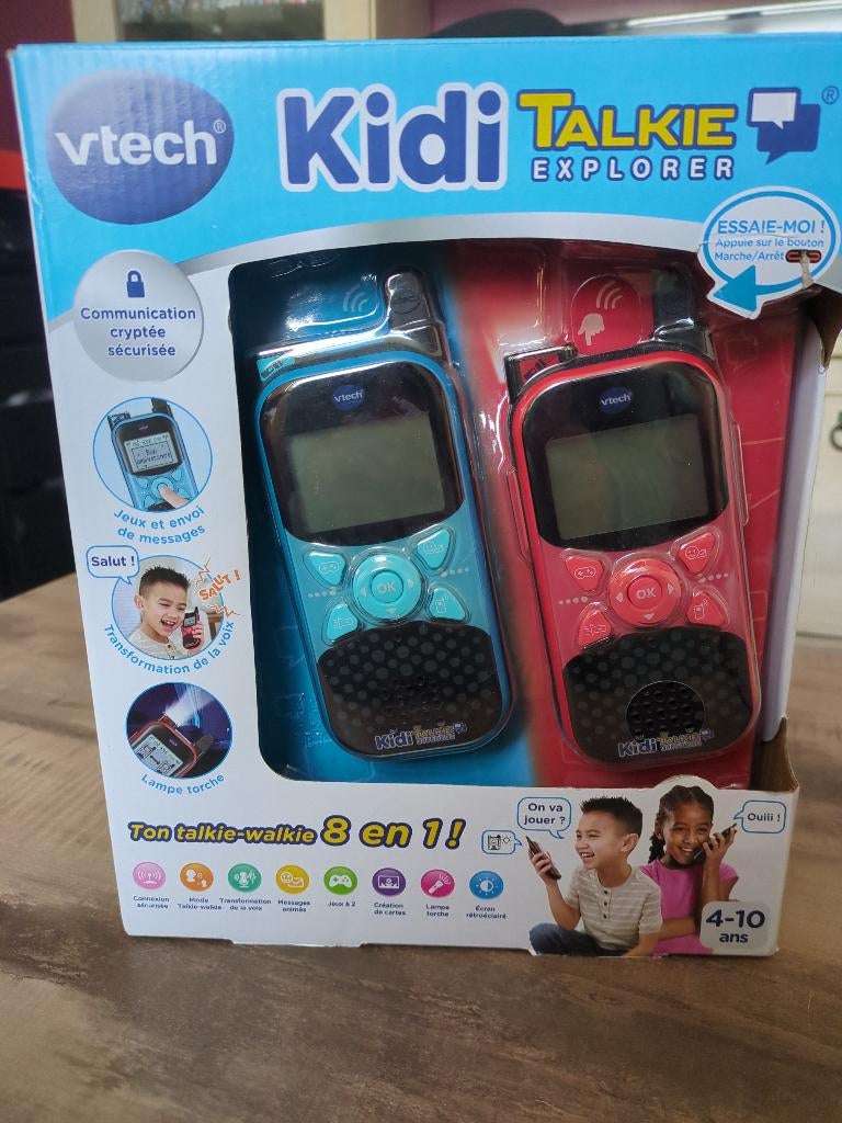 VTech Kidi talkie explorer 8 en 1. 4 à 10 ans, Enlèvement, Utilisé, 4 à 6 ans