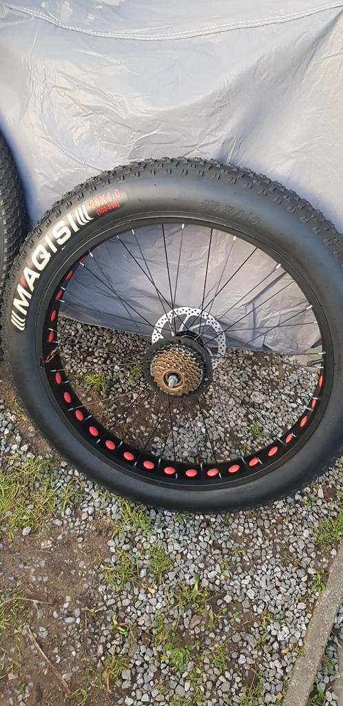 Verkoop verschillende soorten wielen: 26 inch fiets, fatbike, Ophalen, Gebruikt, Wiel
