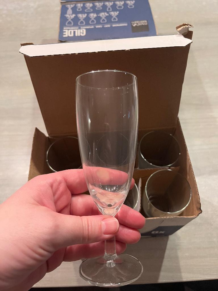 24 cavaglazen 15 cl, Ophalen of Verzenden, Nieuw, Overige typen