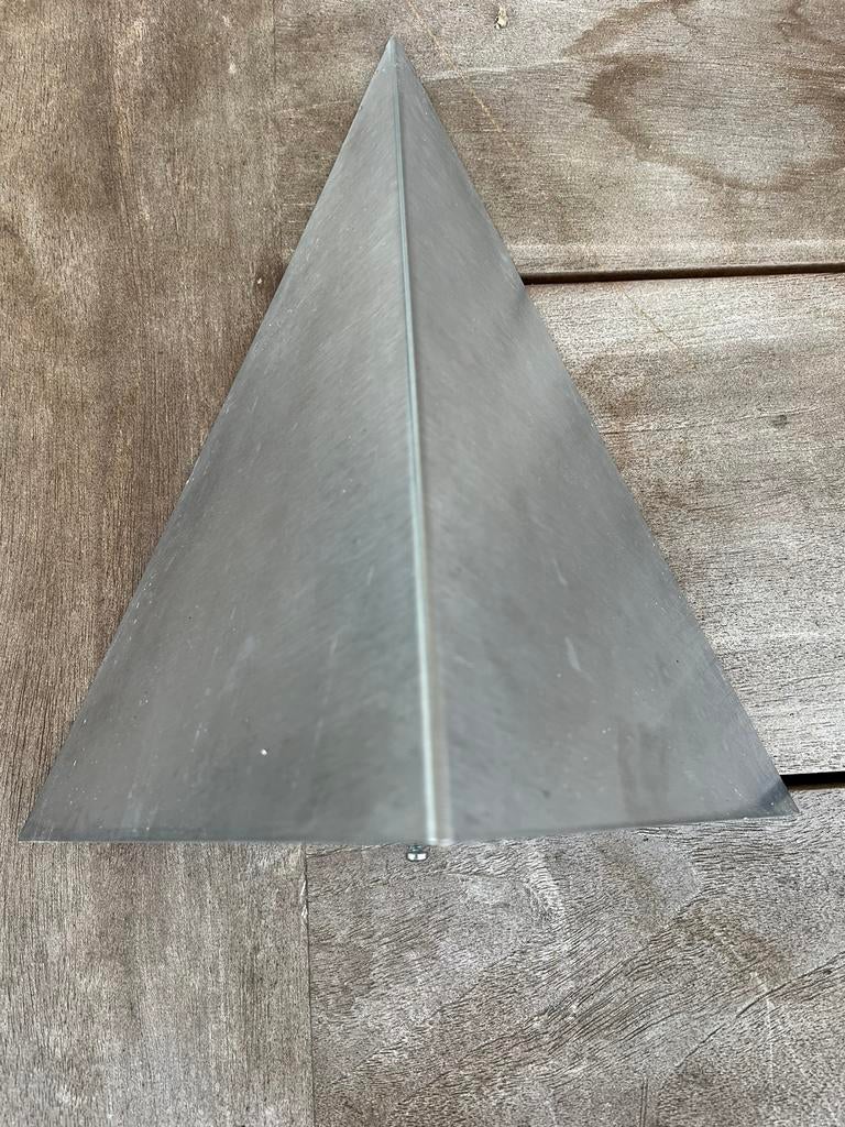 Inox buiten muurlamp, Ophalen of Verzenden, Gebruikt, Inox