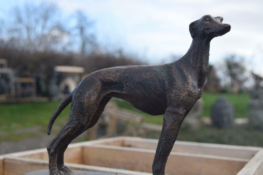 Bronze animalier (le lévrier), Antiquités & Art, Enlèvement ou Envoi, Bronze