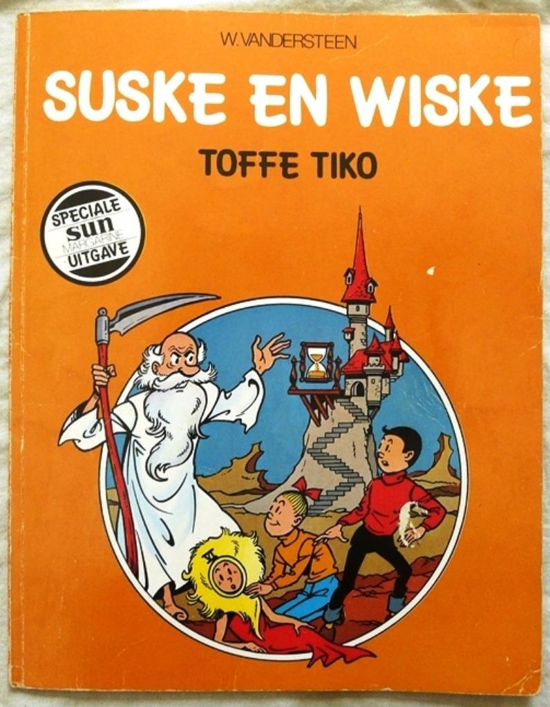 Suske & Wiske, Toffe Tiko & Het Verborgen Volk, Reclame 1977, Boeken, Gelezen, Willy Vandersteen, Eén stripboek, Ophalen of Verzenden
