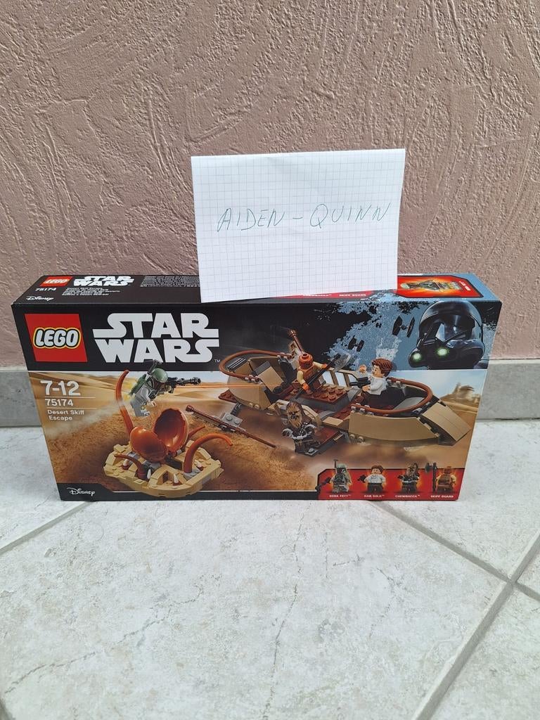 Lego star wars 75174 sealed desert skiff escape, Enlèvement ou Envoi, Neuf, Ensemble complet, Lego