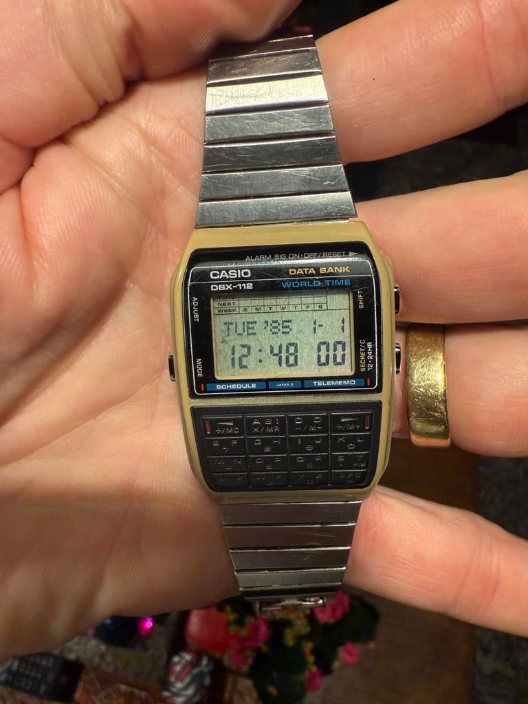 Casio dbx 112 calculator vintage jurassic park, Enlèvement ou Envoi