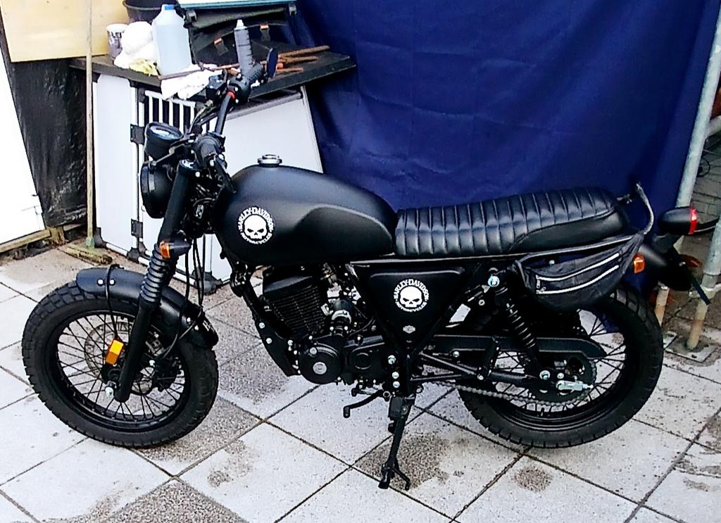 125 cc Archive scrambler, Fietsen en Brommers, Ophalen, Zo goed als nieuw