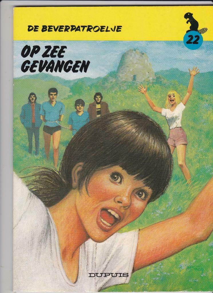 DE BEVERPATROELJE N22 "OP ZEE GEVANGEN" - 1DRUK 1980, Une BD, Enlèvement ou Envoi, Comme neuf