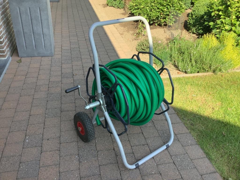 Tuinslang depypere met haspel, Tuin en Terras, Ophalen, Nieuw, Tuinslang