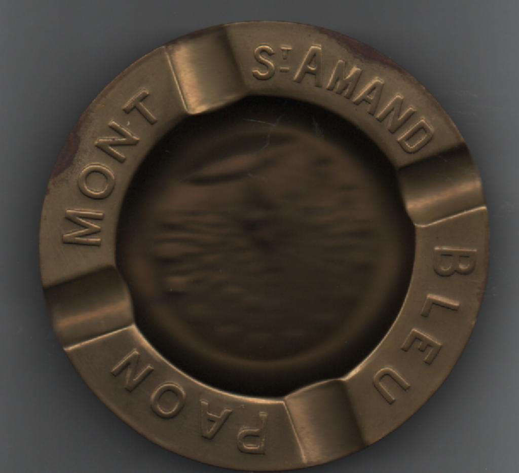koperen asbak Mont St Amand diameter 13,5 cm, Enlèvement ou Envoi, Cendrier