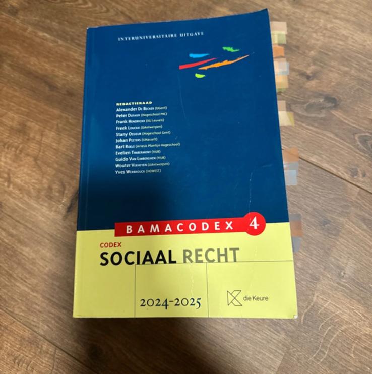 Codex 4 sociaal recht, Boeken, Ophalen of Verzenden, Zo goed als nieuw, Hogeschool