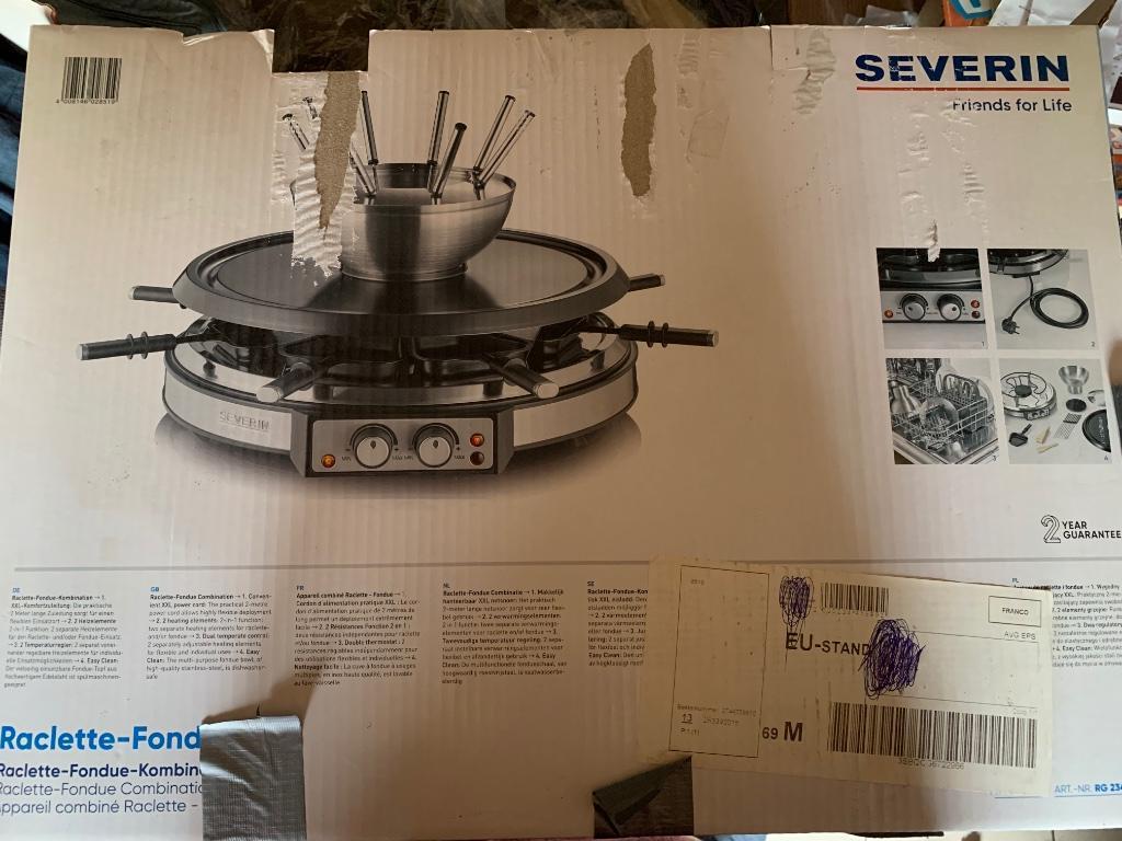 Raclette - Fondue, Ophalen, Gebruikt, Elektrisch, Fondueset