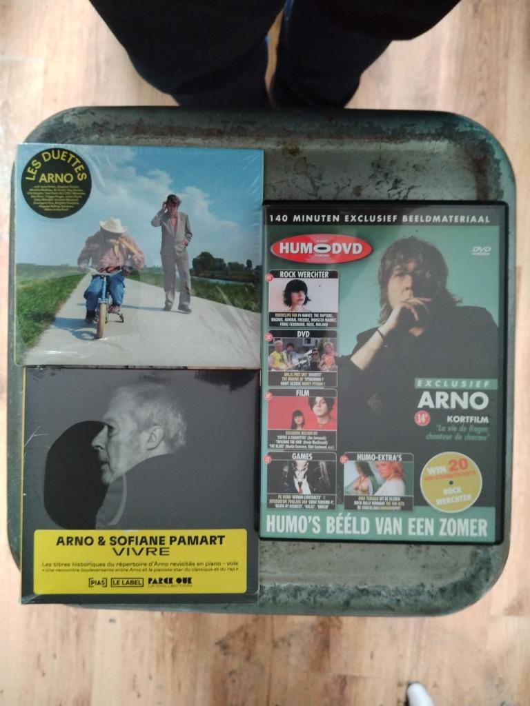 CD pakket Arno (2 Cds + DVD Werchter), Cd's en Dvd's, Verzenden, Zo goed als nieuw, Alternative
