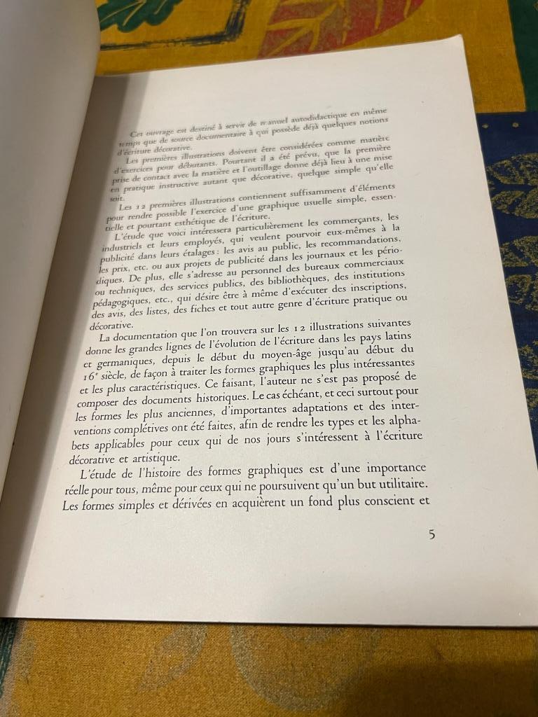 Ecriture decorative, construction application - J. Broeders, Enlèvement ou Envoi, Utilisé, Autres sujets/thèmes, J. Broeders