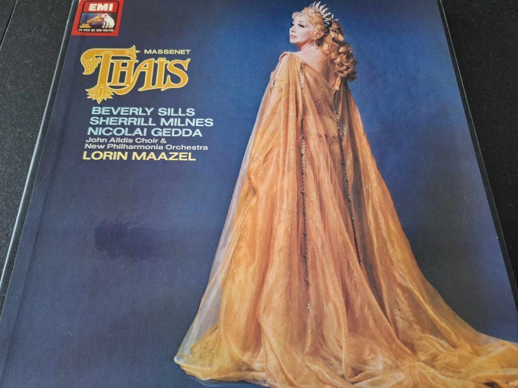 Massenet / Maazel - Thaïs (Complete Opera) Box 3 x Lp's, 12 pouces, Enlèvement ou Envoi, Utilisé, Romantique