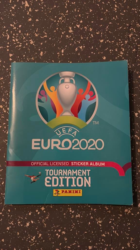 Panini album euro 2020, 20 stickers te kort, Verzamelen, Ophalen of Verzenden, Gebruikt