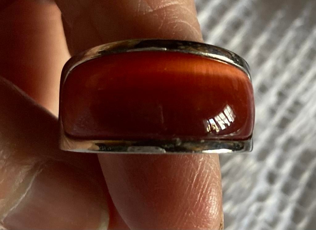 Nieuwe ring Twice as Nice binnenkant 2 cm., Neuf, Enlèvement ou Envoi, Fer ou Acier, 17 à 18