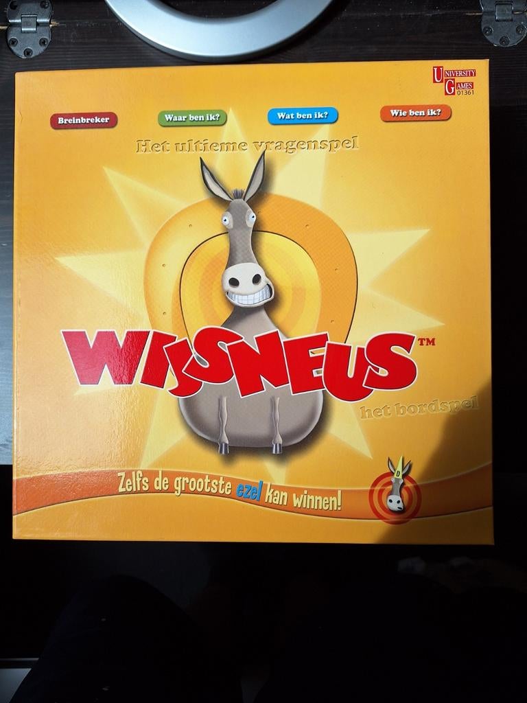 Wijsneus, Hobby en Vrije tijd, Vijf spelers of meer, Ophalen, Zo goed als nieuw, University Games